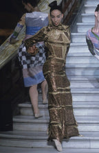 Yoshiki Hishinuma Runway Metallic Lurex Skirt Set