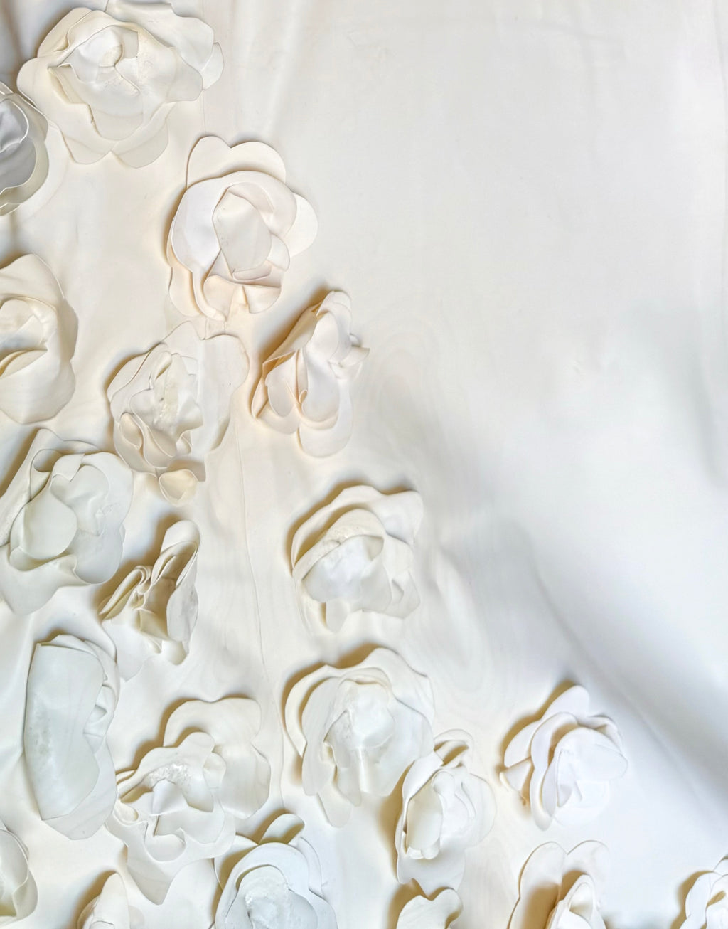 Gaelyn & Cianfarani Fw 2005 Latex Dress with Flower Appliqué