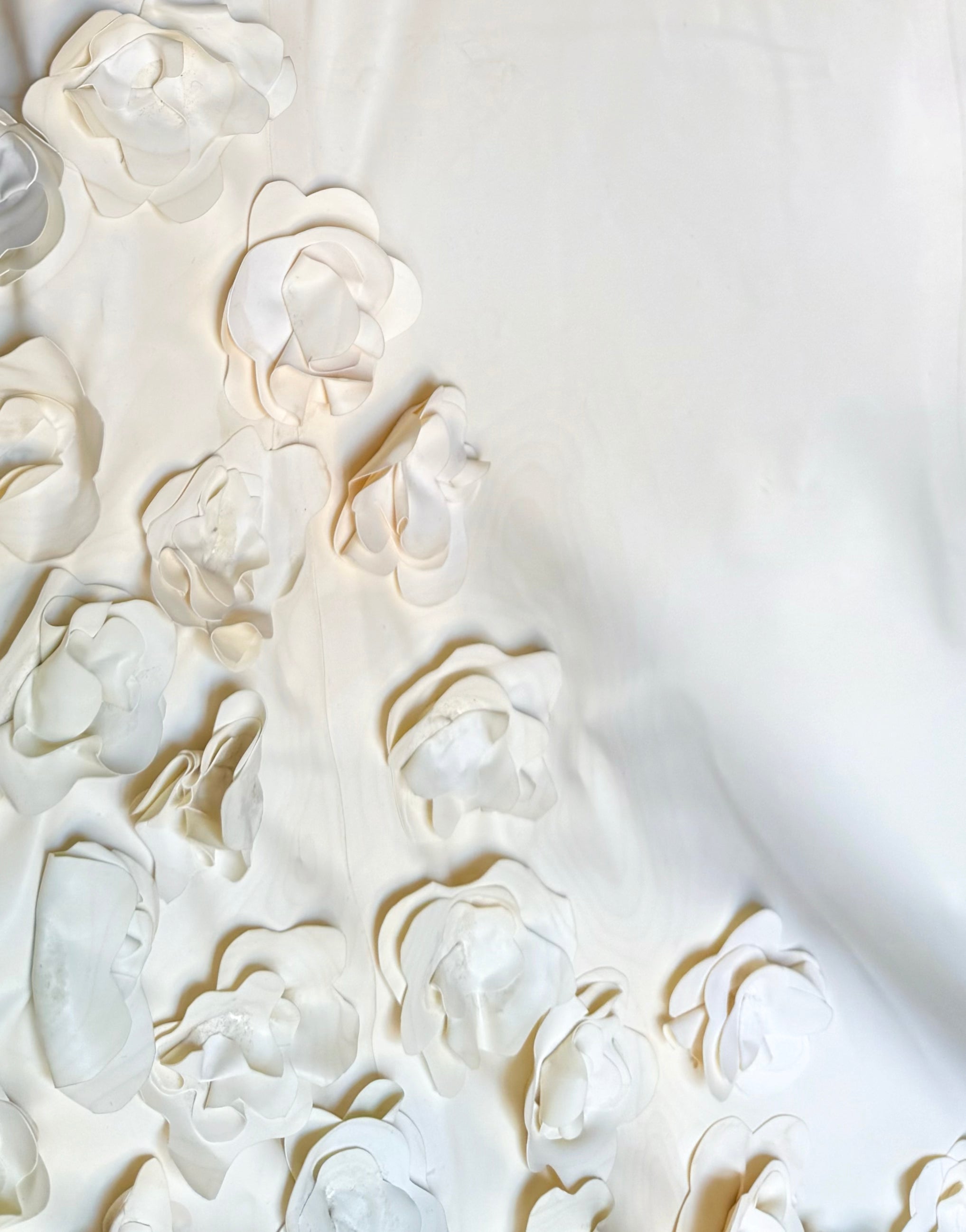 Gaelyn & Cianfarani Fw 2005 Latex Dress with Flower Appliqué