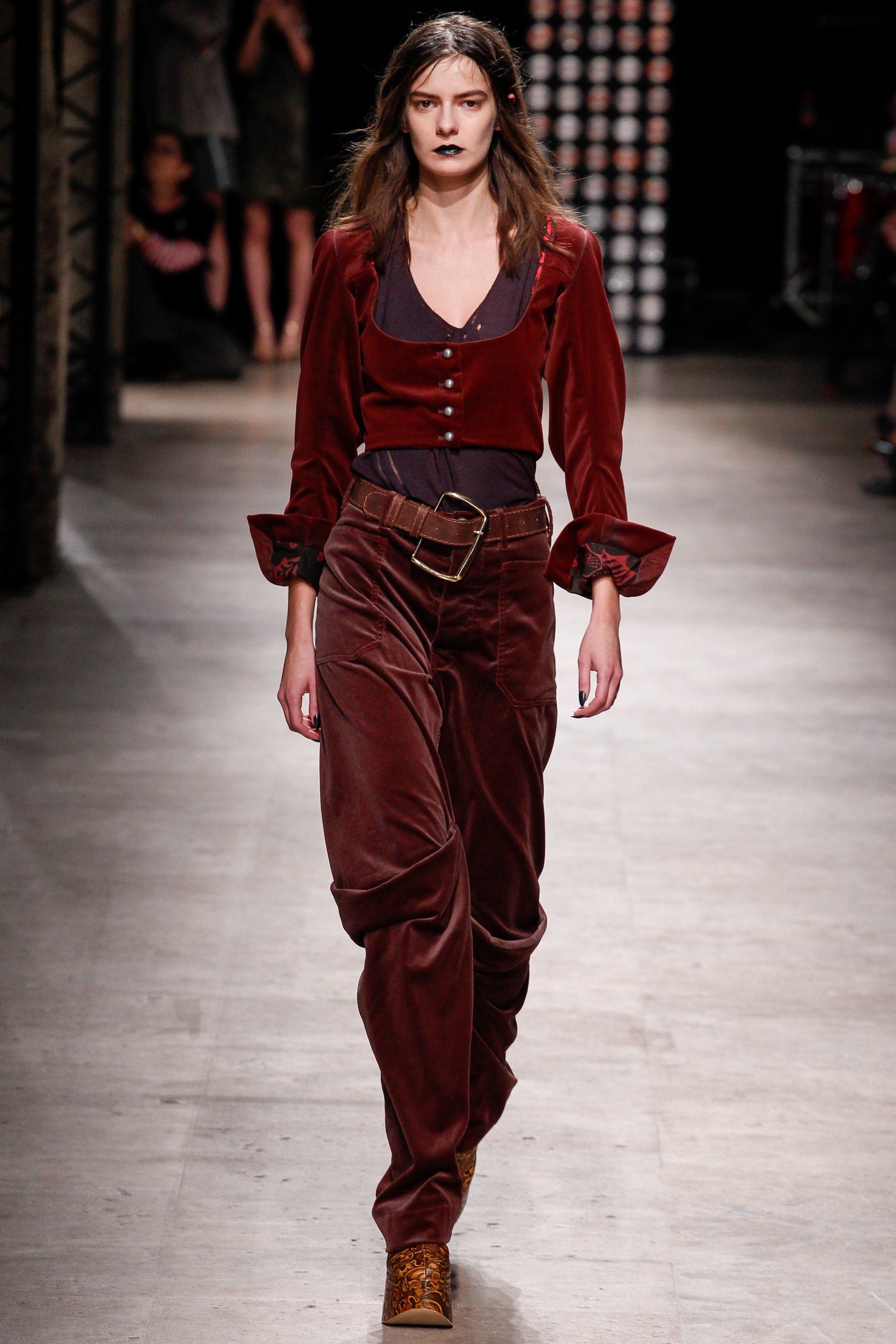 Vivienne Westwood FW 2016 Tartan Bustier Jacket