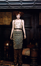 PRADA FW 1999 GEM EMBELLISHED TULLE RUNWAY DRESS