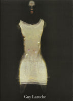 Guy Laroche 1998 Layered Tulle Dress with Embroidered Flowers