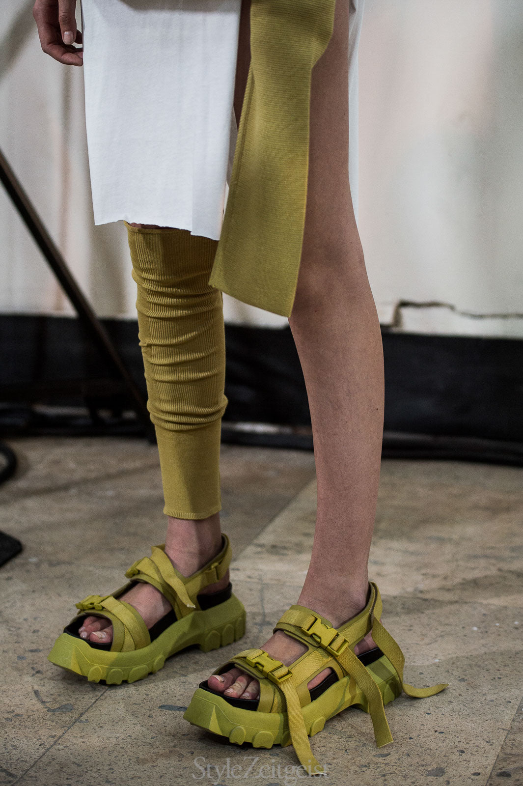 RICK  OWENS 2018 ARM AND LEG SLEEVES, Green