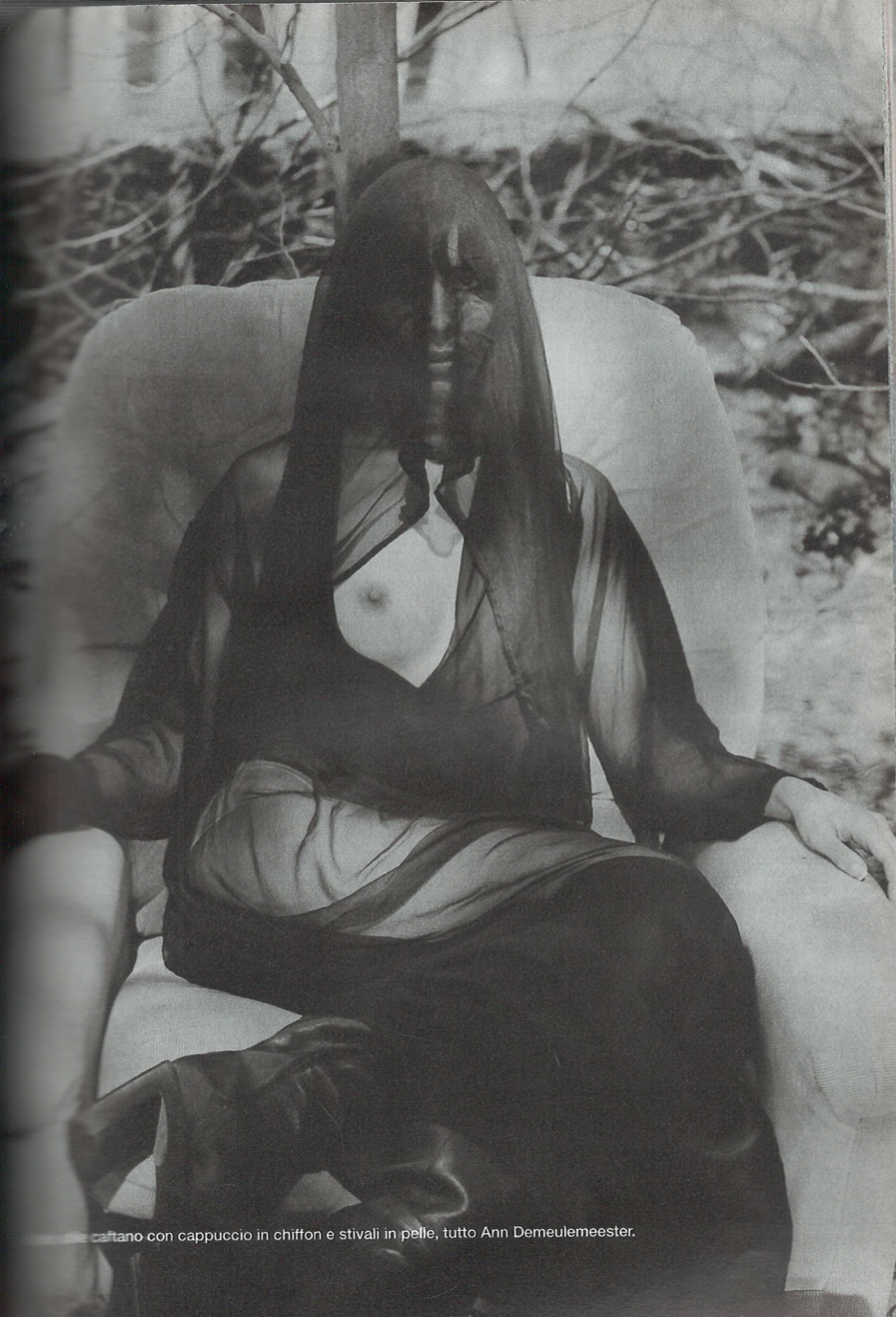 Ann Demeulemeester Versatile Sheer Tunic