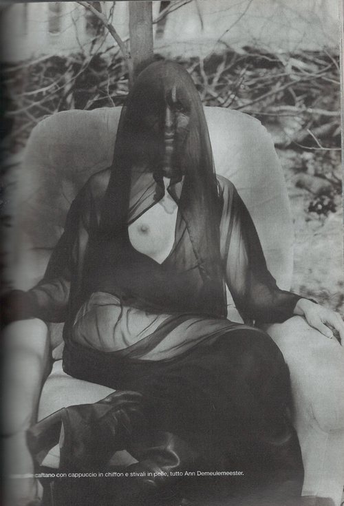 Ann Demeulemeester Versatile Sheer Tunic