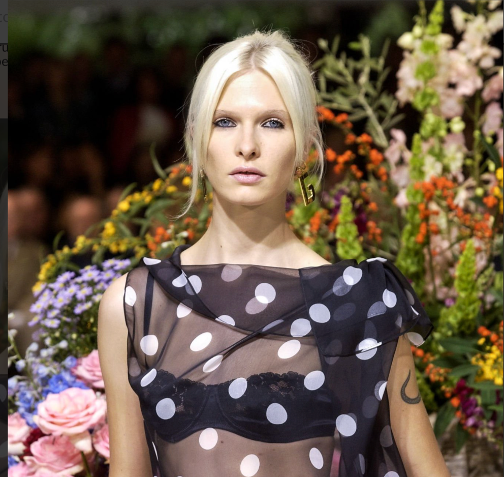 Dolce & Gabbana SS 2002 Lace Bralette