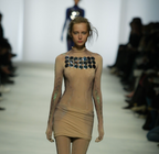 Issey Miyake SS 2005 Spray Contour Mesh Top