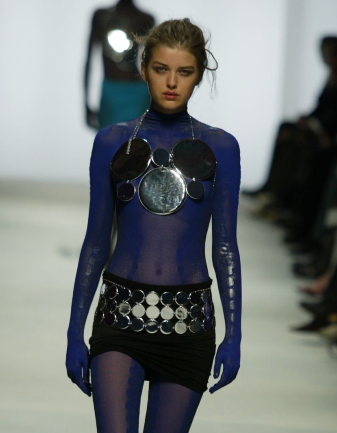 Issey Miyake SS 2005 Spray Contour Mesh Top