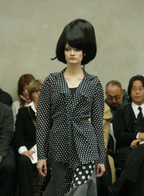 Junya Watanabe SS 2004 Polka Dot Contour Blouse