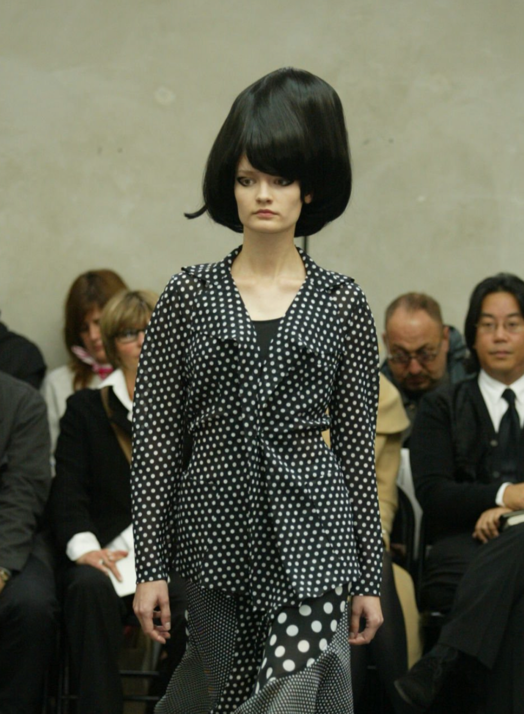 Junya Watanabe SS 2004 Polka Dot Contour Blouse