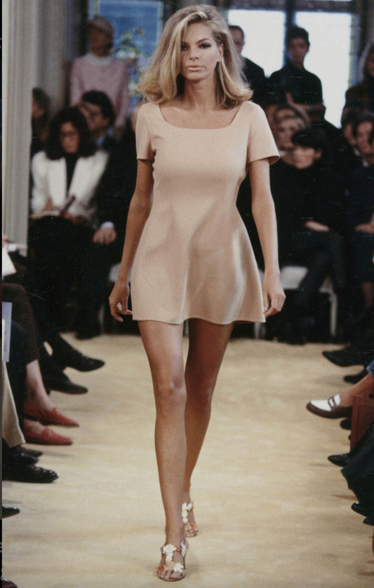 Prada SS 1992 peach wool dress ( Unavailable until Aug 28)