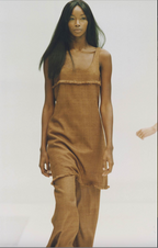 PRADA SS 1993 Fringe Mini Dress