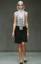 Prada SS 2002 Brocade Backless Top