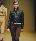 Miu Miu FW 1999 Leather Bomber Jacket