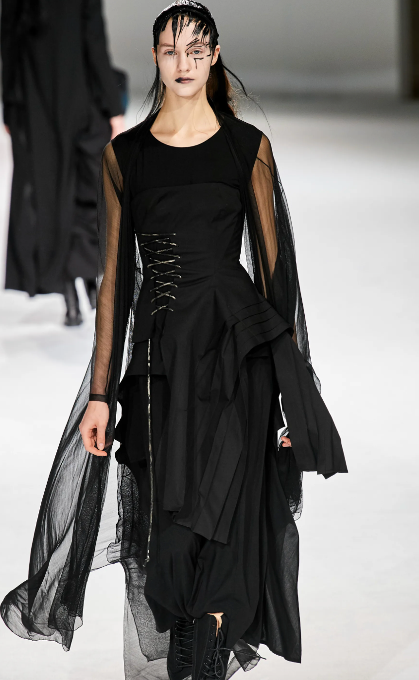 YOHJI YAMAMOTO FW 2020 Distressed Corset