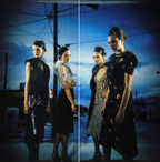 Prada FW 2000 Chiffon Silk Flower Dress