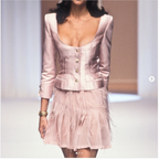 Valentino Boutique SS 1995 Pink Silk Blouse (Reserved)