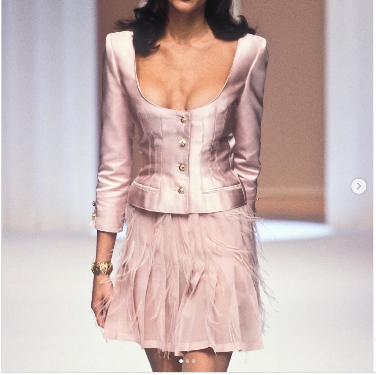 Valentino Boutique SS 1995 Pink Silk Blouse (Reserved)