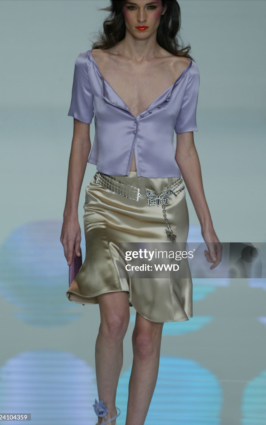 Valentino SS 2004 Corset Maxi Skirt