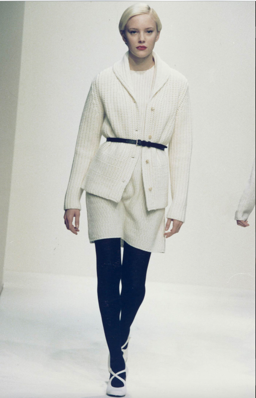 Prada 1990s Knit Skirt Set with Belt