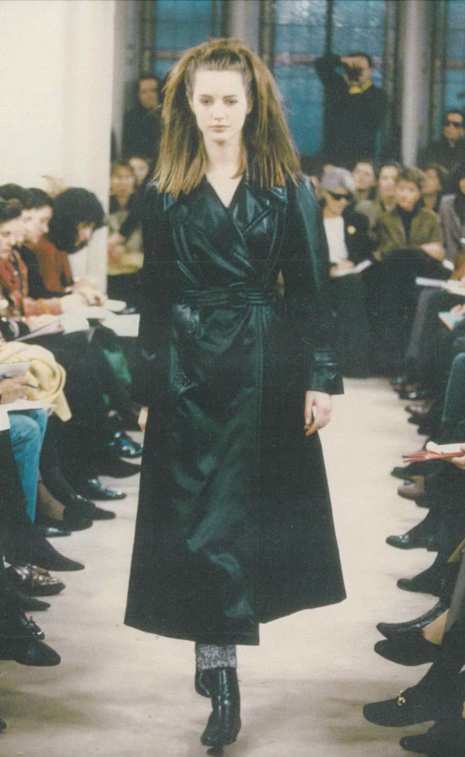 Prada FW 1991 Pink Satin Coat