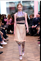 Prada 2018 Metal Embellished Organza Dress
