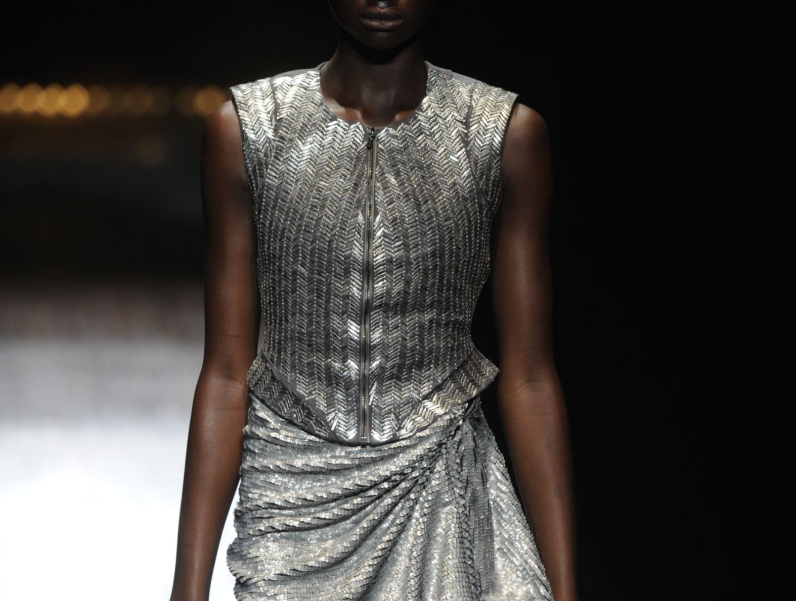 A.F. Vandevorst SS 2011 Metal Breastplate