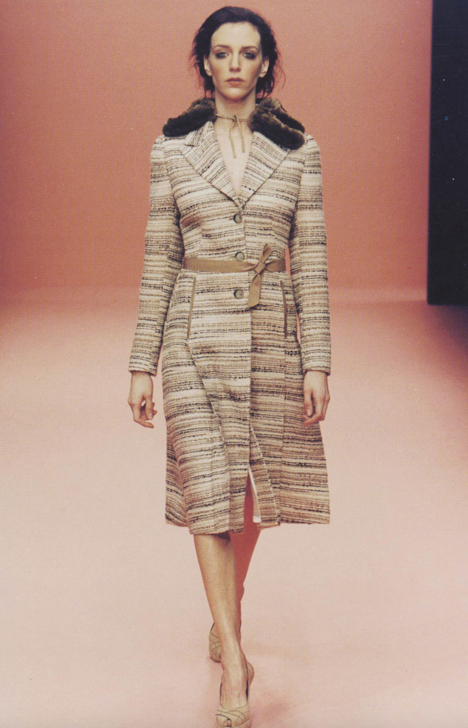 Prada FW 2000 Mohair Tweed Skirt Suit