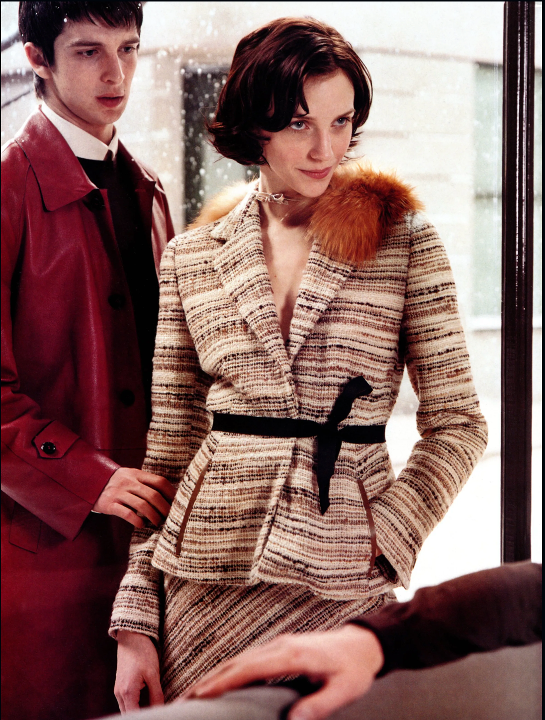 Prada FW 2000 Mohair Tweed Skirt Suit