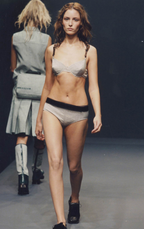 Prada SS 1999 canvas bra and skirt set