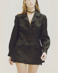 Prada SS 1993 Corset Puff Sleeve Blouse