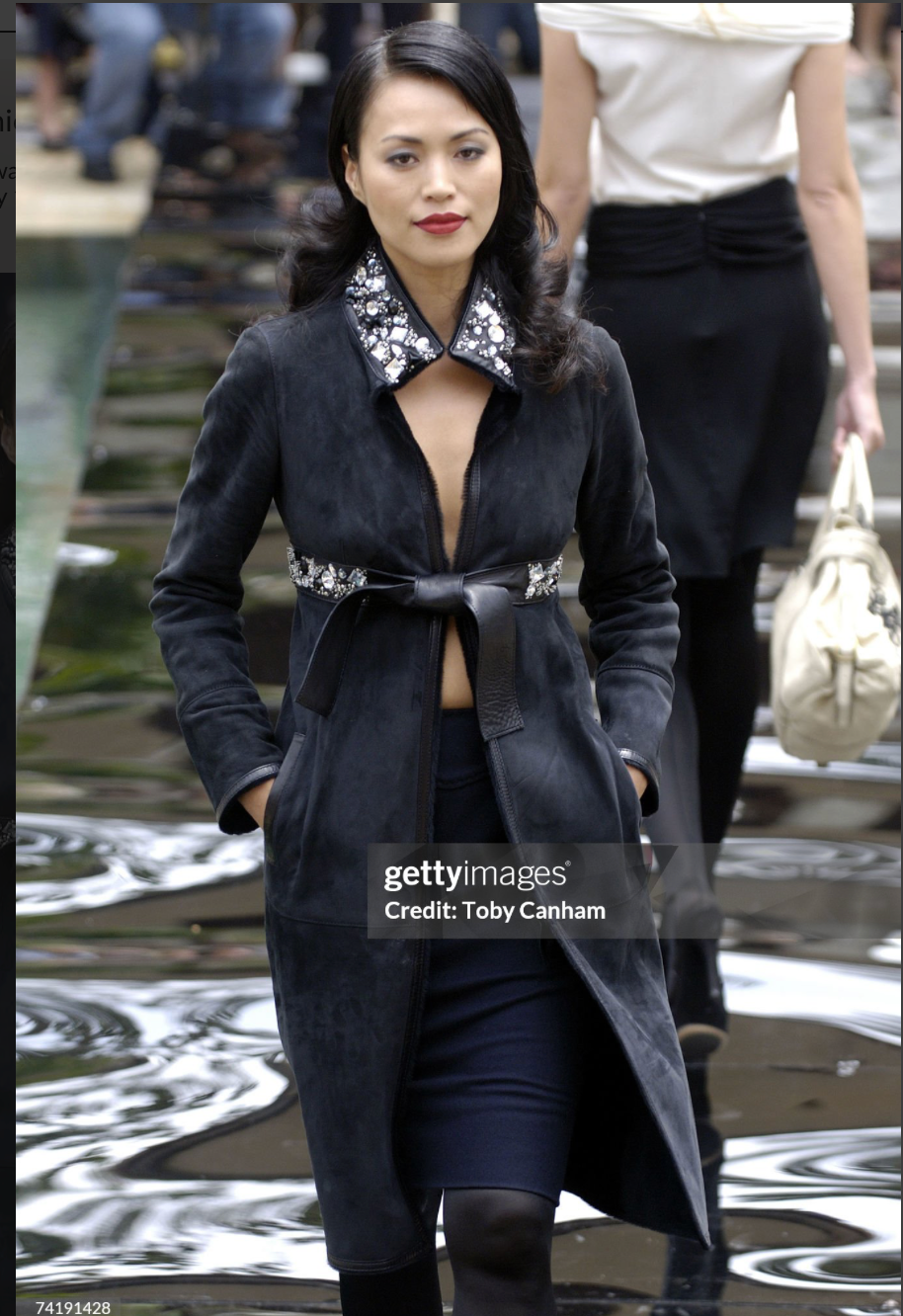 Valentino FW 2007 Gem Embellished Lambskin Coat