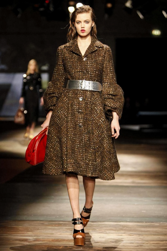 Prada FW 2013 Wool Coat