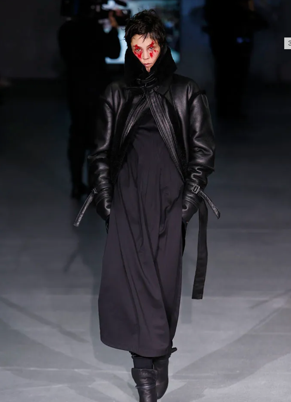 A.F. Vandevorst Fall 2016 Pink Leather Jacket