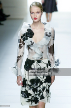 Valentino SS 2001 Sequin Embellished Silk Ensemble