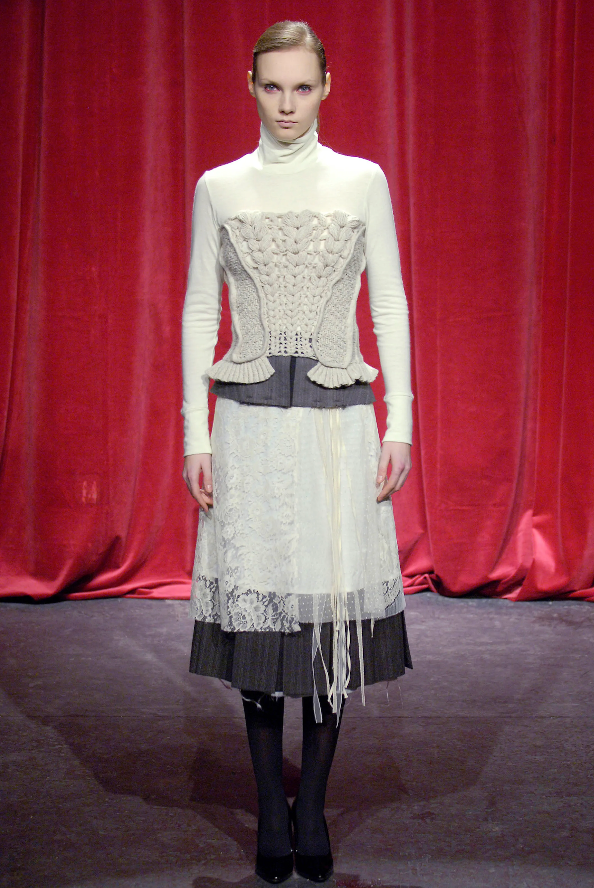 Veronique Branquinho Fw 2006 Open Knit Bustier