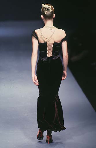 BLUMARINE 1997 LACE BUSTIER