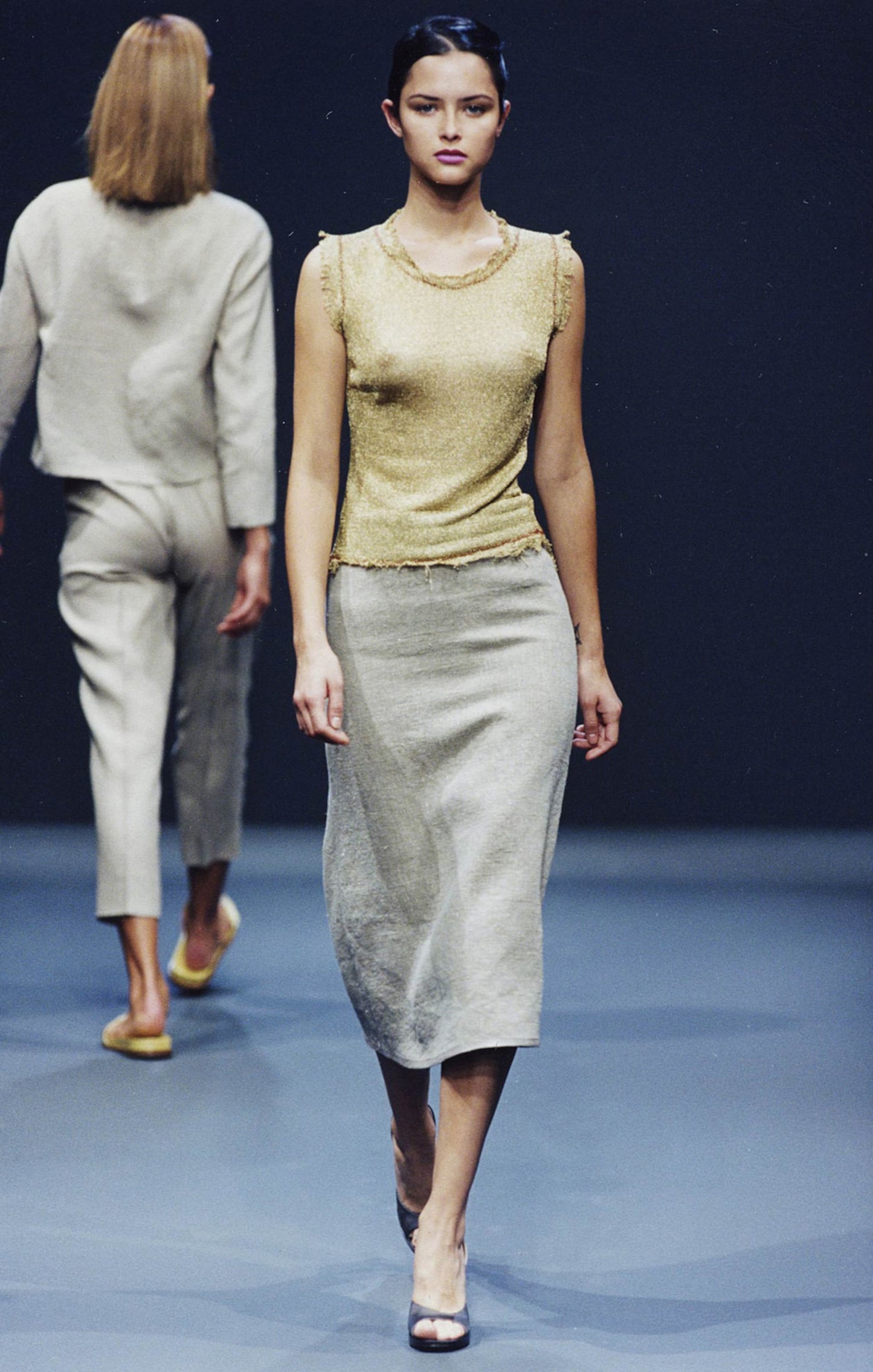 Prada SS 1998 Gold Lurex Top