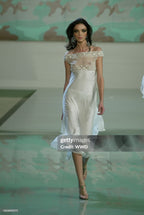 VALENTINO SS 2003 EMBELLISHED SILK DRESS