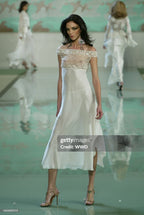 VALENTINO SS 2003 EMBELLISHED SILK DRESS