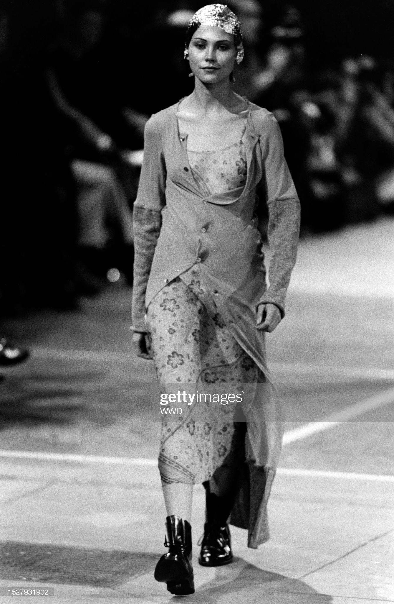Comme des Garcons FW 1993 Sheer Floral Slip Dress