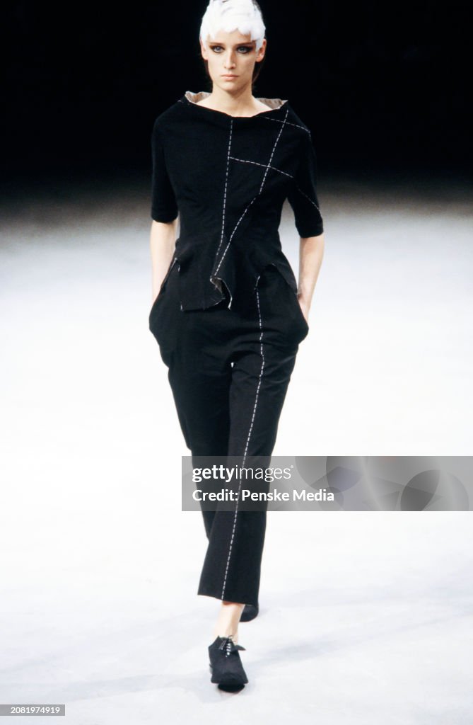 YOHJI YAMAMOTO SS 2000 Stitched Skirt Set