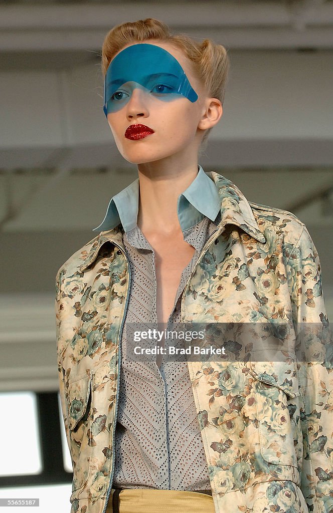 Boudicca Floral Print Leather Jacket