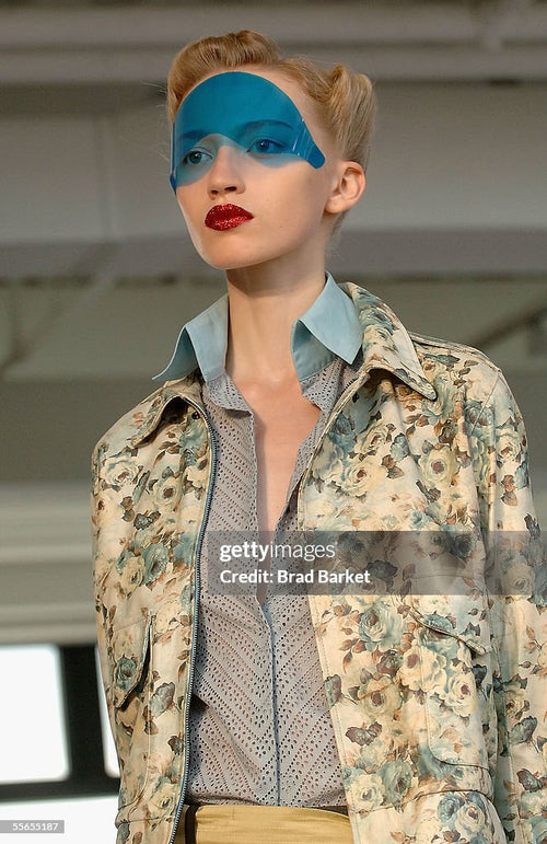 Boudicca Floral Print Leather Jacket