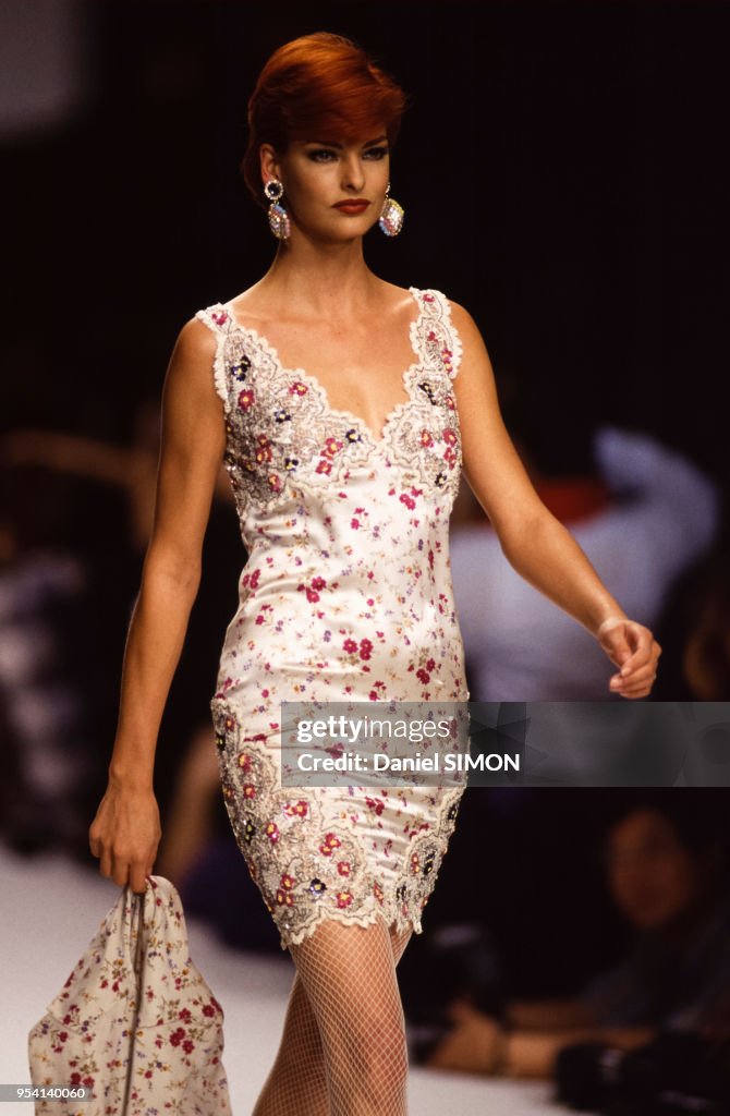 Valentino SS 1992 Floral Dress