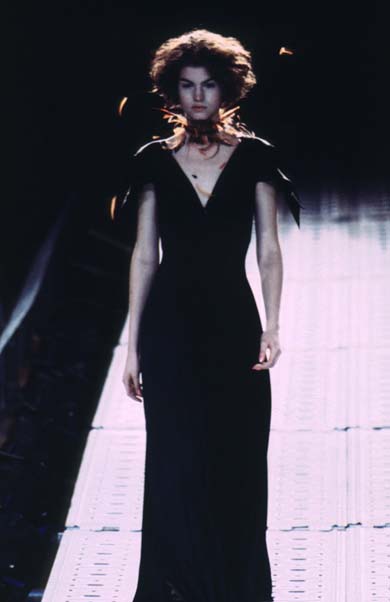 Yohji Yamamoto 1997 Taffeta Zipper Dress