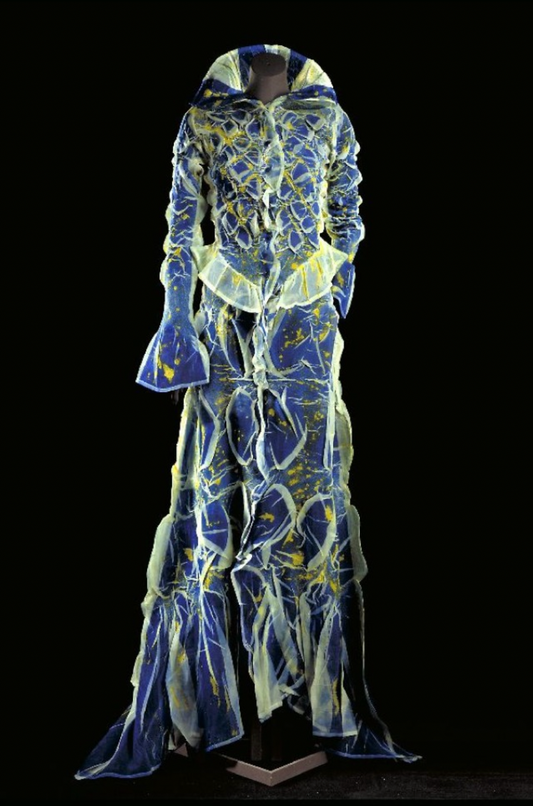 Yoshiki Hishinuma 1997 Sheer Organza Gown