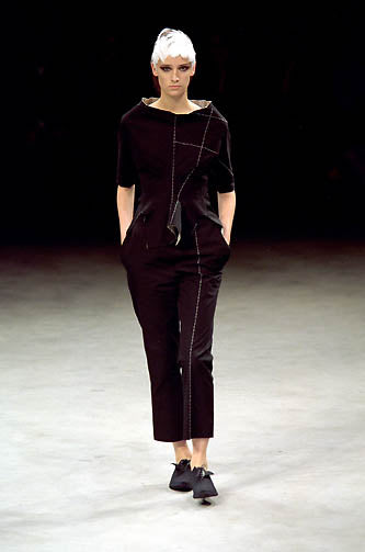 YOHJI YAMAMOTO SS 2000 Stitched Skirt Set