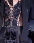 YOHJI YAMAMOTO SS 2007 Embroidered Organza Blouse