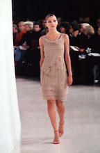 Guy Laroche 1998 Layered Tulle Dress with Embroidered Flowers